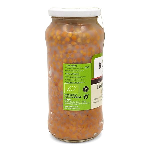 Lentejas Cocidas Ecológicas 400gr-detalle