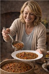 Lentejas Estofadas con Chorizo Ahumado en Marmita de Cristal | Receta Artesanal y Conservación Natural