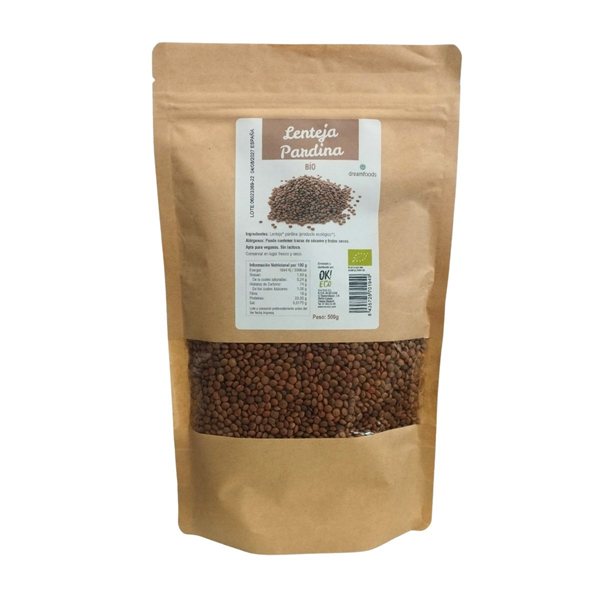 Lentilles Pardina Bio 500g Dream Foods-detalle