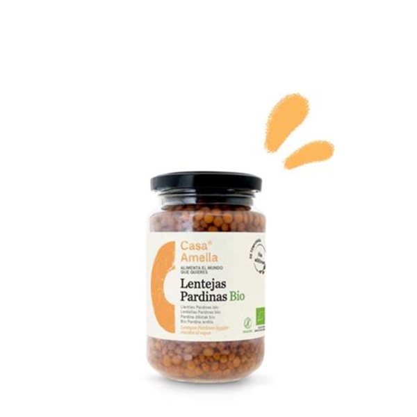 Lentejas Pardinas Bio 330g Sin gluten, Casa Amella-lateral