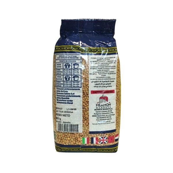 Verdina-Linsen Beldia 900 g Afnan-detalle