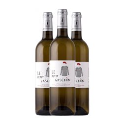 Les Frères Laffitte Le Petit Gascoûn Vin de Pays Côtes de Gascogne 75 cl Vino Blanco (Caja de 3 unidades)