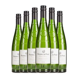 Les Vignobles Foncalieu Picapoll Trocken — Seco Picpoul de Pinet Cuvée, Prestige 75 cl Vino Blanco (Caja de 6 unidades)
