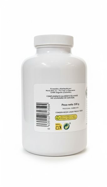 BEER YEAST 400 MG 800 TABLETS-trasera