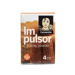 Levure en poudre 60 g boîte 4 sachets Carmencita