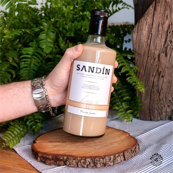 Likör Crema - Sandín-lateral