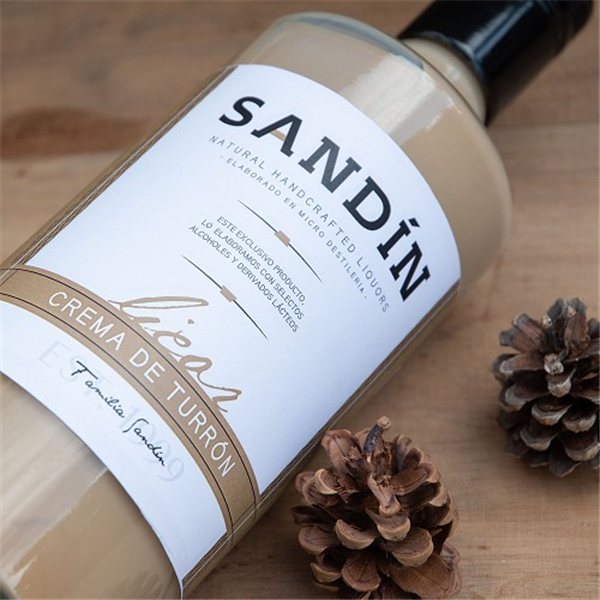 Liqueur-Crème Turrón Sandín 70cl-detalle