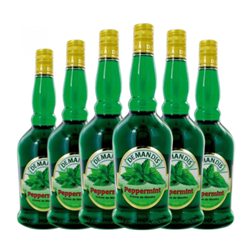 Licor de Hierbas Demandis 70 cl Peppermint — Menta (Caja de 6 unidades)