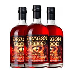 Licor de Hierbas Dragon Blood Cask Strength — Graduación de Barrica, Superior Botella Medium 50 cl (Caja de 3 unidades)