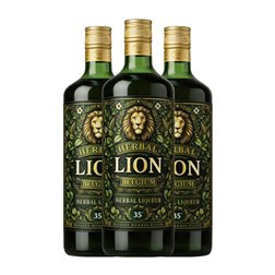 Licor de Hierbas Herbal Lion 70 cl (Caja de 3 unidades)