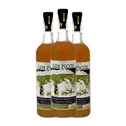 Licor de Hierbas Los Picos 70 cl Té (Caja de 3 unidades)