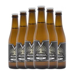 Licor de Hierbas Valhalla Aesir Botellín Tercio 33 cl Hidromiel (Caja de 6 unidades)