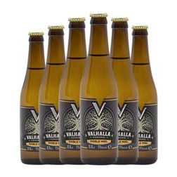 Licor de Hierbas Valhalla Doble Botellín Tercio 33 cl Hidromiel (Caja de 6 unidades)