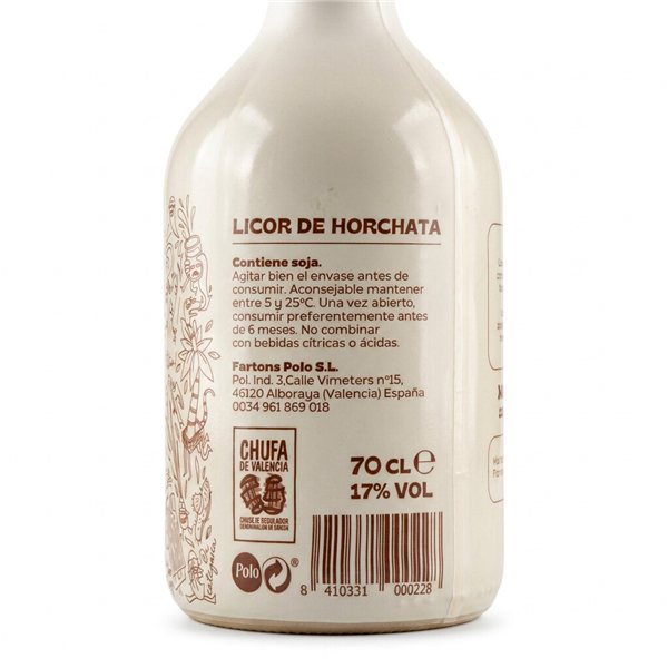Liqueur d'horchata 'Polo'-lateral