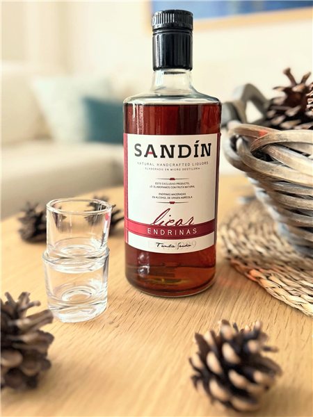 Liqueur de prunes (Pacharán) Sandín 70cl-detalle