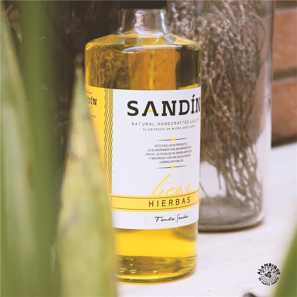 Kräuterlikör Sandín 70cl-lateral