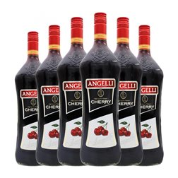 Licores Angelli Cereza 1 L (Caja de 6 unidades)
