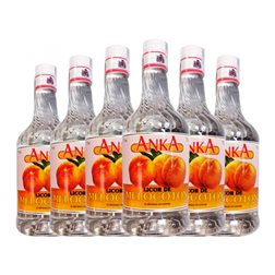 Licores Anka 70 cl Melocotón (Caja de 6 unidades)