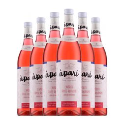 Licores Apari. Vive L'Aperitif Erdbeer 70 cl Rhubarb — Ruibarbo (Caja de 6 unidades)