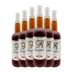 Licores Belmonte Quemadito 70 cl Carajillo, Ron (Caja de 6 unidades)