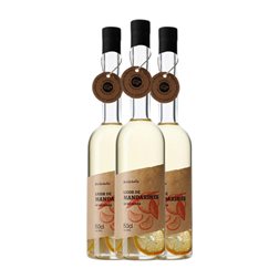 Licores Biniarbolla Botella Medium 50 cl Mandarina (Caja de 3 unidades)