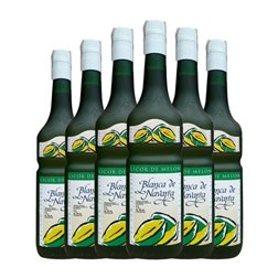 Licores Blanca de Navarra 70 cl Melón (Caja de 6 unidades)