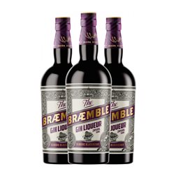 Licores Braemble Classic — Clásico 70 cl Gin, Blackberry — Mora (Caja de 3 unidades)