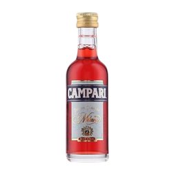 Aperitivo Bitter Caja de 25 unidades Campari Botellín Miniatura 5 cl