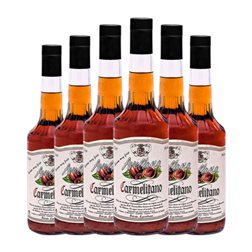 Licores Carmelitano 70 cl Avellana (Caja de 6 unidades)