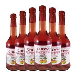 Licores Choya Red — Edición Roja, Silver — Edición Plata Botella Medium 50 cl Umeshu — Ume Ciruela Japonesa (Caja de 6 unidades)