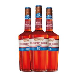 Licores De Kuyper Cocktail — Cóctel 1 L 0.0 Cero Cero Daiquiri, Strawberry — Fresa Sin Alcohol (Caja de 3 unidades)