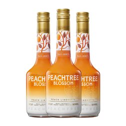 Licores De Kuyper Peachtree Botella Medium 50 cl Blossom — Floral (Caja de 3 unidades)