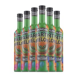 Licores Dovgan Party Botella Medium 50 cl Melón (Caja de 6 unidades)