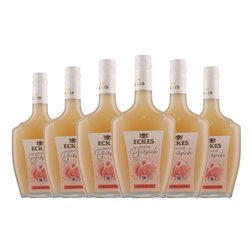 Licores Eckes Edición Limitada Botella Medium 50 cl Weißer Rohrzucker — Azúcar Blanco de Caña, Pfirsich — Melocotón (Caja de 6 unidades)
