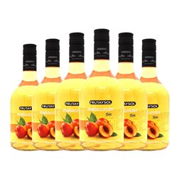 Licores Frutaysol Melocotón 70 cl Sin Alcohol (Caja de 6 unidades)