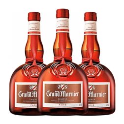 Licores Grand Marnier Cordon Rouge — Rojo Botellín Tercio 35 cl (Caja de 3 unidades)
