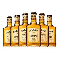 Licores Jack Daniel's Botellín 20 cl PET Honey — Miel (Caja de 6 unidades)