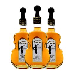 Licores Johann Strauss. Albaricoque Botella Medium 50 cl (Caja de 3 unidades)