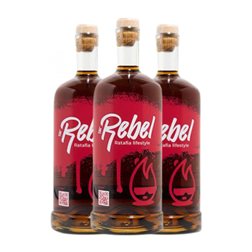 Licores La Rebel 70 cl (Caja de 3 unidades)