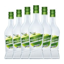 Licores Marie Brizard Manzanita 70 cl Pomme Verte — Manzana Verde (Caja de 6 unidades)