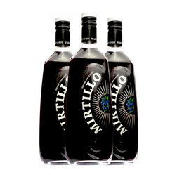 Licores Marzadro Trocken — Seco 70 cl Mirtillo — Arándanos (Caja de 3 unidades)