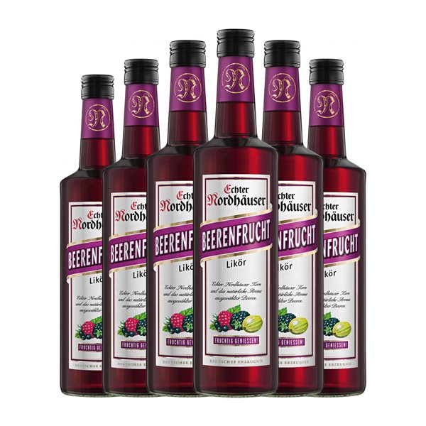 Licores Echter Nordhäuser 70 cl Beeren — Bayas (Caja de 6 unidades)