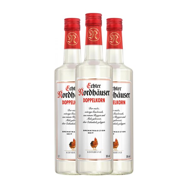 Licores Echter Nordhäuser Doppelkorn 70 cl (Caja de 3 unidades)
