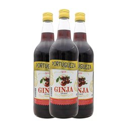 Licores Portugueza 1 L Guindas (Caja de 3 unidades)