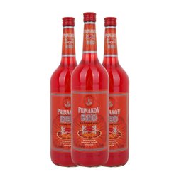 Licores Primakov. Blutorange with Wodka Red — Edición Roja, Red Ale — Roja 1 L (Caja de 3 unidades)