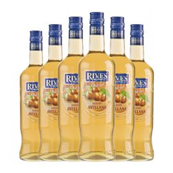 Licores Rives 70 cl Avellana Sin Alcohol (Caja de 6 unidades)