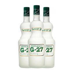 Licores Salas G27 Blanco Botella Especial 1,5 L Peppermint — Menta (Caja de 3 unidades)
