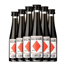 Licores Salmari Salmiak Premium Botellín Miniatura 2 cl (Caja de 6 unidades)