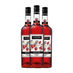 Licores Védrenne 70 cl Fresa (Caja de 3 unidades)