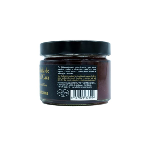 LIEBANARTESANA - Cava Strawberry Jam 280 g | Artisanal and Natural Production | Product of Cantabria | Pack of 2 Units-izquierda